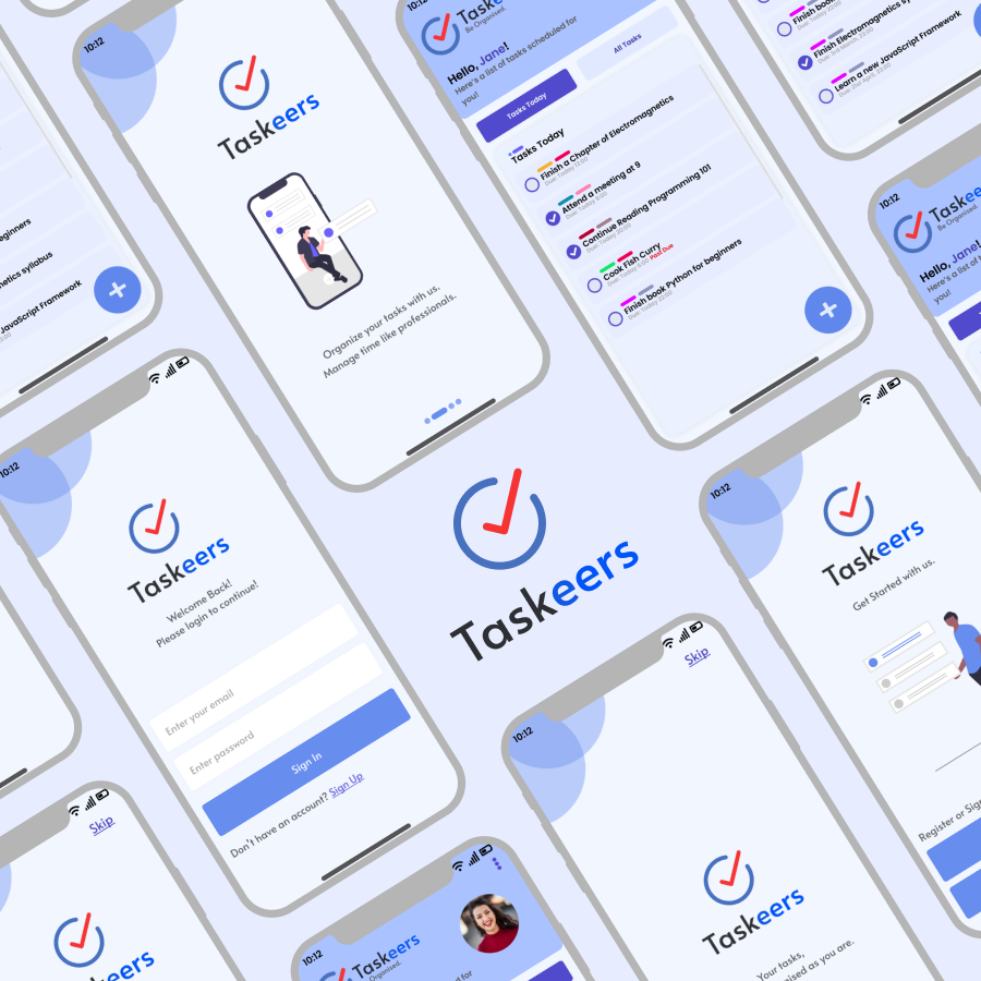 Taskeers UI/UX